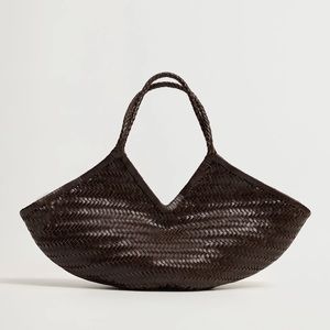 Mango Leather Tote